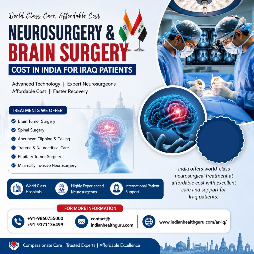 Affordable Brain Surgery in India for Iraq Patients